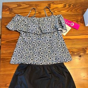 fit 4 u. 2-piece swimsuit. New with tags.